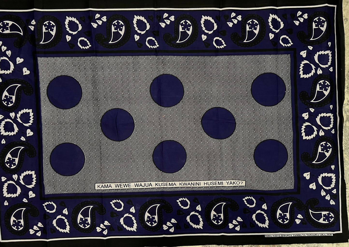 017- Kama wewe wajua kusema kwanini husemi yako? (Kanga)